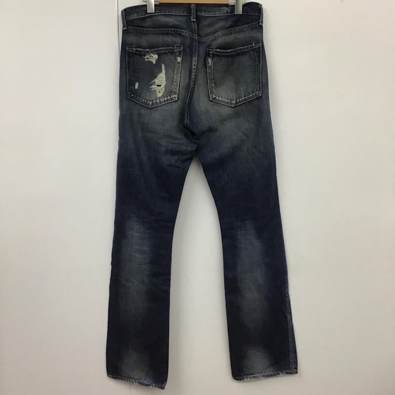 リーバイス・ビンテージ・クロージング LEVI'S VINTAGE CLOTHING パンツ デニム、ジーンズ 44501 デニムパンツ ダメージ加工 カジュアルジーンズ ストレートパンツ 古着 ヴィンテージ 32インチ 無地 インディゴ / インディゴ /  メンズ USED 古着 中古 10101425