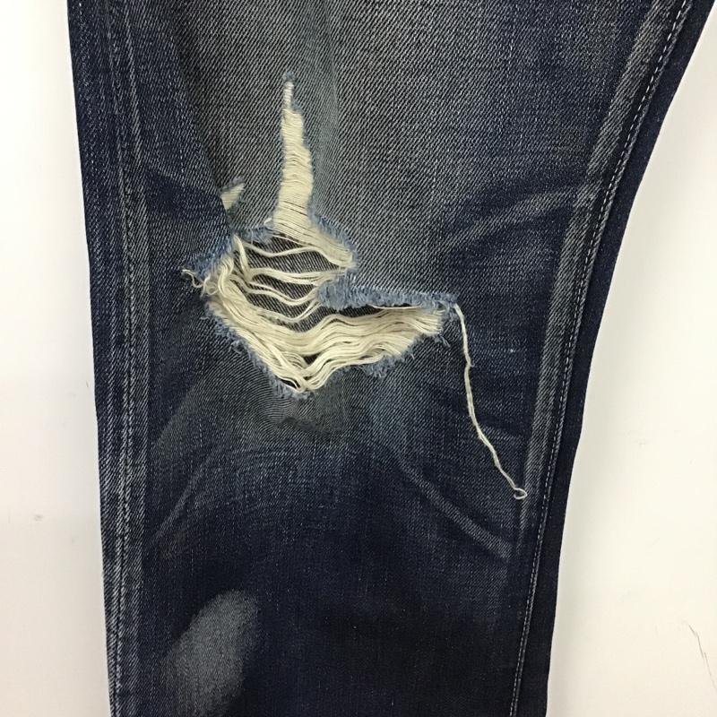 リーバイス・ビンテージ・クロージング LEVI'S VINTAGE CLOTHING パンツ デニム、ジーンズ 44501 デニムパンツ ダメージ加工 カジュアルジーンズ ストレートパンツ 古着 ヴィンテージ 32インチ 無地 インディゴ / インディゴ /  メンズ USED 古着 中古 10101425