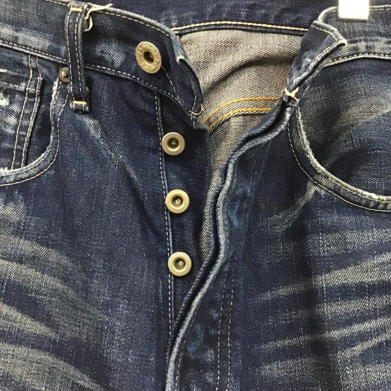 リーバイス・ビンテージ・クロージング LEVI'S VINTAGE CLOTHING パンツ デニム、ジーンズ 44501 デニムパンツ ダメージ加工 カジュアルジーンズ ストレートパンツ 古着 ヴィンテージ 32インチ 無地 インディゴ / インディゴ /  メンズ USED 古着 中古 10101425