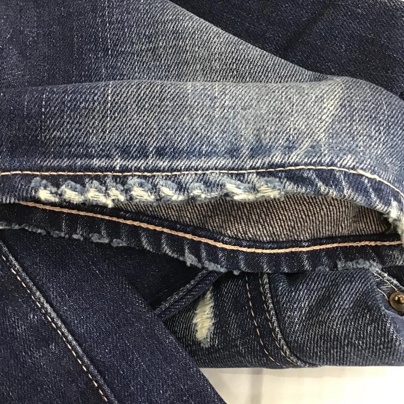 リーバイス・ビンテージ・クロージング LEVI'S VINTAGE CLOTHING パンツ デニム、ジーンズ 44501 デニムパンツ ダメージ加工 カジュアルジーンズ ストレートパンツ 古着 ヴィンテージ 32インチ 無地 インディゴ / インディゴ /  メンズ USED 古着 中古 10101425