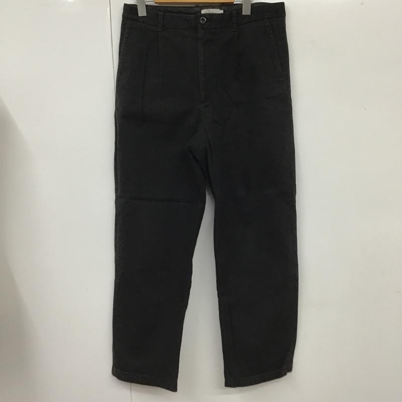 スティーブンアラン Steven Alan パンツ デニム、ジーンズ 8114-217-0336 ストレッチツイルスーパーバギーテーパードパンツ ワイドパンツ カジュアルパンツ L 無地 黒 / ブラック /  メンズ USED 古着 中古 10101430
