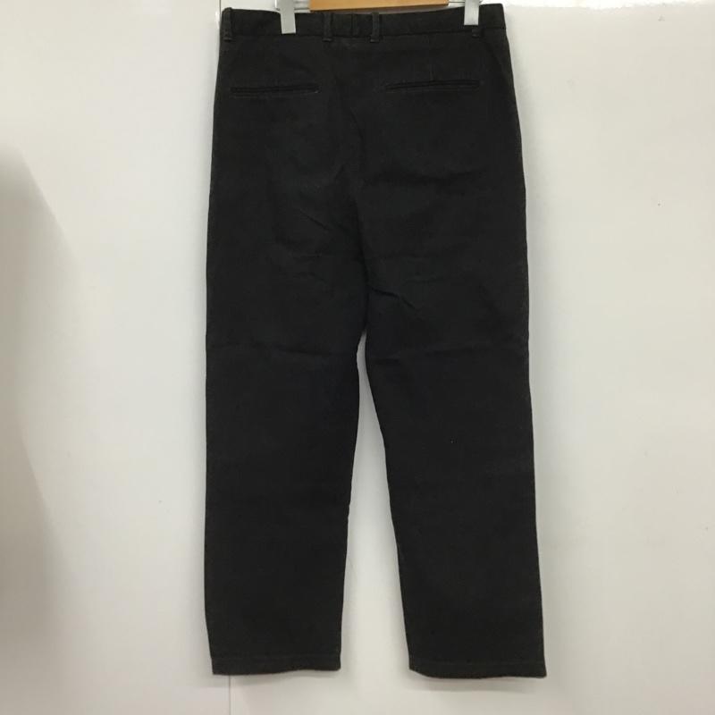 スティーブンアラン Steven Alan パンツ デニム、ジーンズ 8114-217-0336 ストレッチツイルスーパーバギーテーパードパンツ ワイドパンツ カジュアルパンツ L 無地 黒 / ブラック /  メンズ USED 古着 中古 10101430