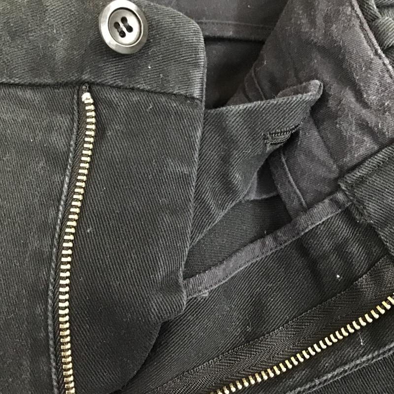 スティーブンアラン Steven Alan パンツ デニム、ジーンズ 8114-217-0336 ストレッチツイルスーパーバギーテーパードパンツ ワイドパンツ カジュアルパンツ L 無地 黒 / ブラック /  メンズ USED 古着 中古 10101430