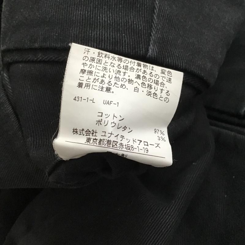 スティーブンアラン Steven Alan パンツ デニム、ジーンズ 8114-217-0336 ストレッチツイルスーパーバギーテーパードパンツ ワイドパンツ カジュアルパンツ L 無地 黒 / ブラック /  メンズ USED 古着 中古 10101430