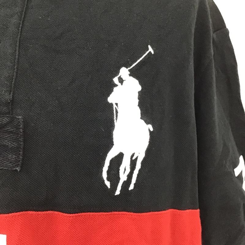 ポロバイラルフローレン Polo by RALPH LAUREN ポロシャツ 半袖 半袖ポロシャツ カラーシャツカットソー 刺繍カットソー 半袖カットソー XL ロゴ、文字 X 刺繍 白 / ホワイト / X 黒 / ブラック / X 赤 / レッド /  メンズ USED 古着 中古 10101431