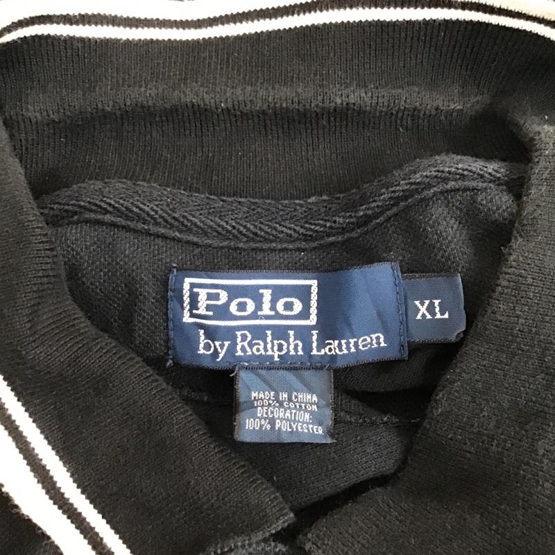 ポロバイラルフローレン Polo by RALPH LAUREN ポロシャツ 半袖 半袖ポロシャツ カラーシャツカットソー 刺繍カットソー 半袖カットソー XL ロゴ、文字 X 刺繍 白 / ホワイト / X 黒 / ブラック / X 赤 / レッド /  メンズ USED 古着 中古 10101431