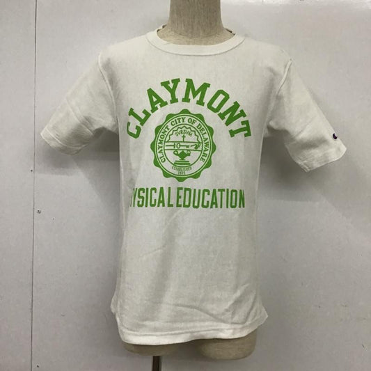 チャンピオン Champion カットソー 半袖 半袖スウェットカットソー プリントTシャツ クルーネックカットソー L プリント 白 / ホワイト /  メンズ USED 古着 中古 10101435