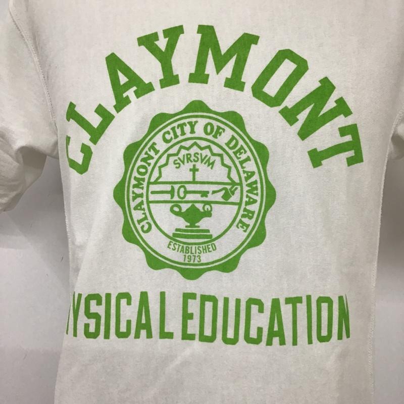 チャンピオン Champion カットソー 半袖 半袖スウェットカットソー プリントTシャツ クルーネックカットソー L プリント 白 / ホワイト /  メンズ USED 古着 中古 10101435