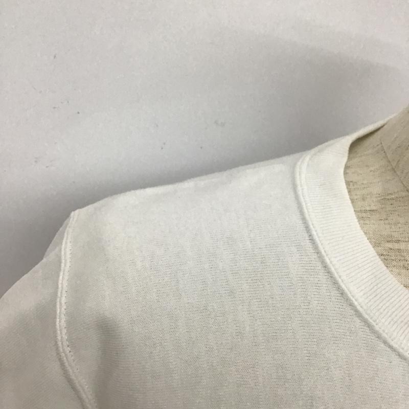 チャンピオン Champion カットソー 半袖 半袖スウェットカットソー プリントTシャツ クルーネックカットソー L プリント 白 / ホワイト /  メンズ USED 古着 中古 10101435