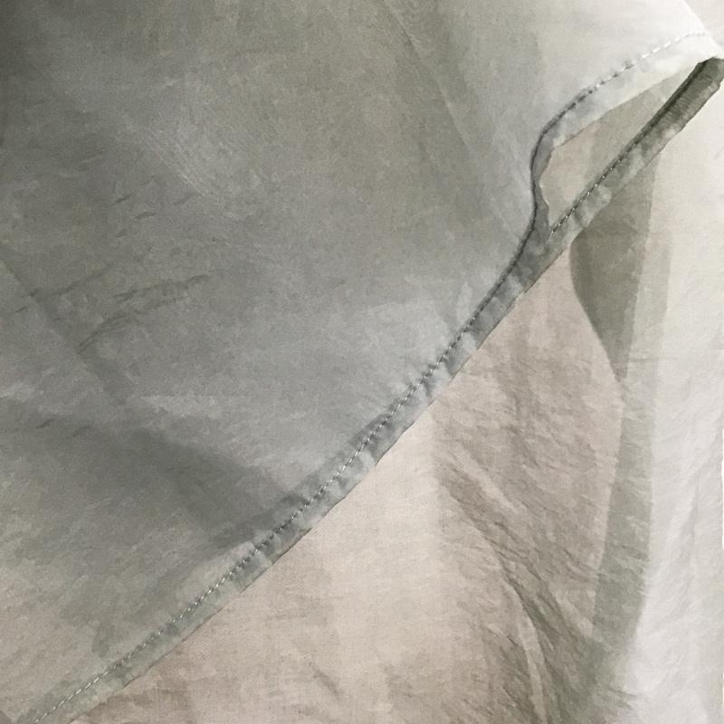 クラネ CLANE カットソー 半袖 13112-5012 半袖カットソー クルーネックカットソー シースルーカットソー 1 無地 緑 / グリーン /  レディース USED 古着 中古 10101450