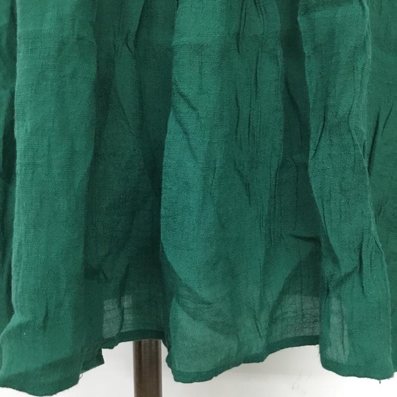 セポ cepo カットソー 半袖 半袖カットソー Vネックカットソー フレアカットソー M 無地 緑 / グリーン /  レディース USED 古着 中古 10101464