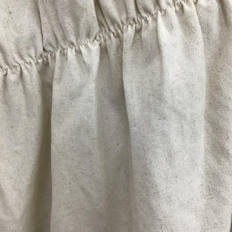 アングリッド Ungrid カットソー 半袖 112230430601-01 リネン混ギャザーノースリブラウス ノースリーブカットソー Vネックカットソー FREE 無地 ベージュ / ベージュ /  レディース USED 古着 中古 10101474