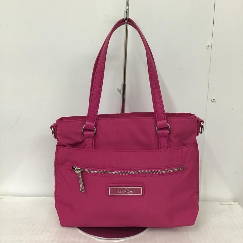 キプリング kipling ハンドバッグ ハンドバッグ HB6927-485 2WAY ショルダーバッグ ロゴ、文字 マゼンタ / マゼンタ /  レディース USED 古着 中古 10101480