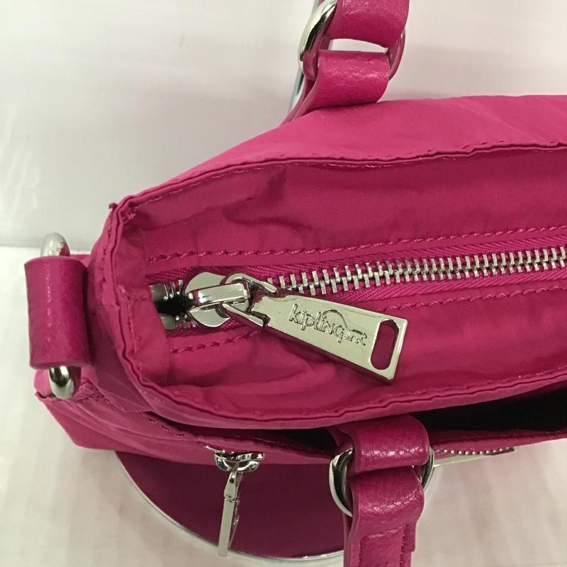 キプリング kipling ハンドバッグ ハンドバッグ HB6927-485 2WAY ショルダーバッグ ロゴ、文字 マゼンタ / マゼンタ /  レディース USED 古着 中古 10101480