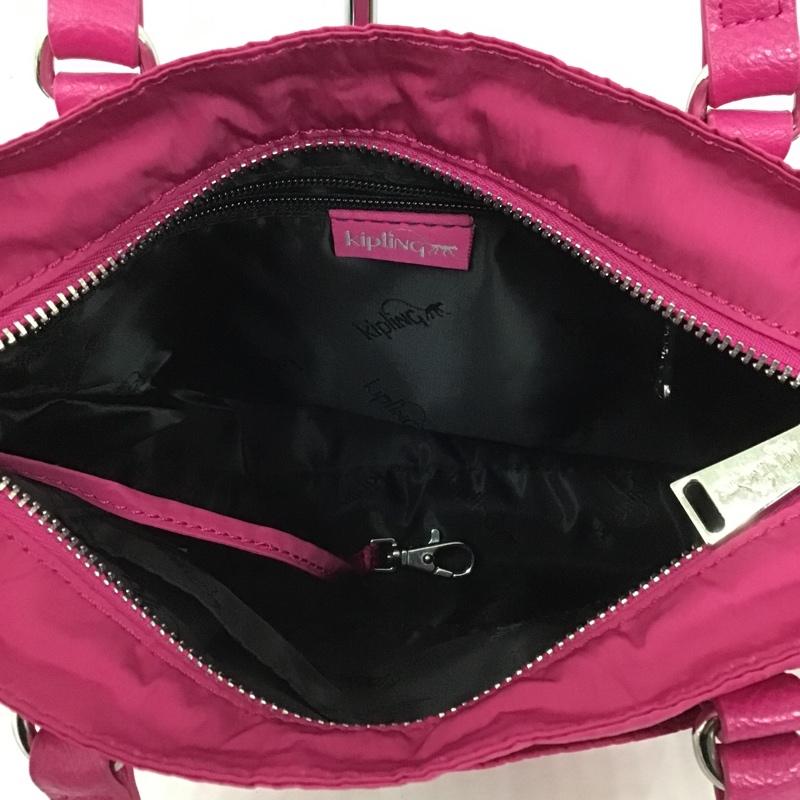 キプリング kipling ハンドバッグ ハンドバッグ HB6927-485 2WAY ショルダーバッグ ロゴ、文字 マゼンタ / マゼンタ /  レディース USED 古着 中古 10101480