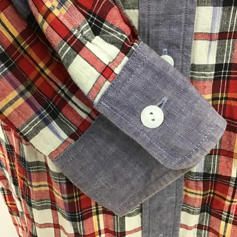 アベイシングエイプ A BATHING APE シャツ、ブラウス 長袖 002SH0101604X ウエスタンシャツ BABY MILO バックプリント XXL チェック マルチカラー / マルチカラー /  メンズ USED 古着 中古 10101493