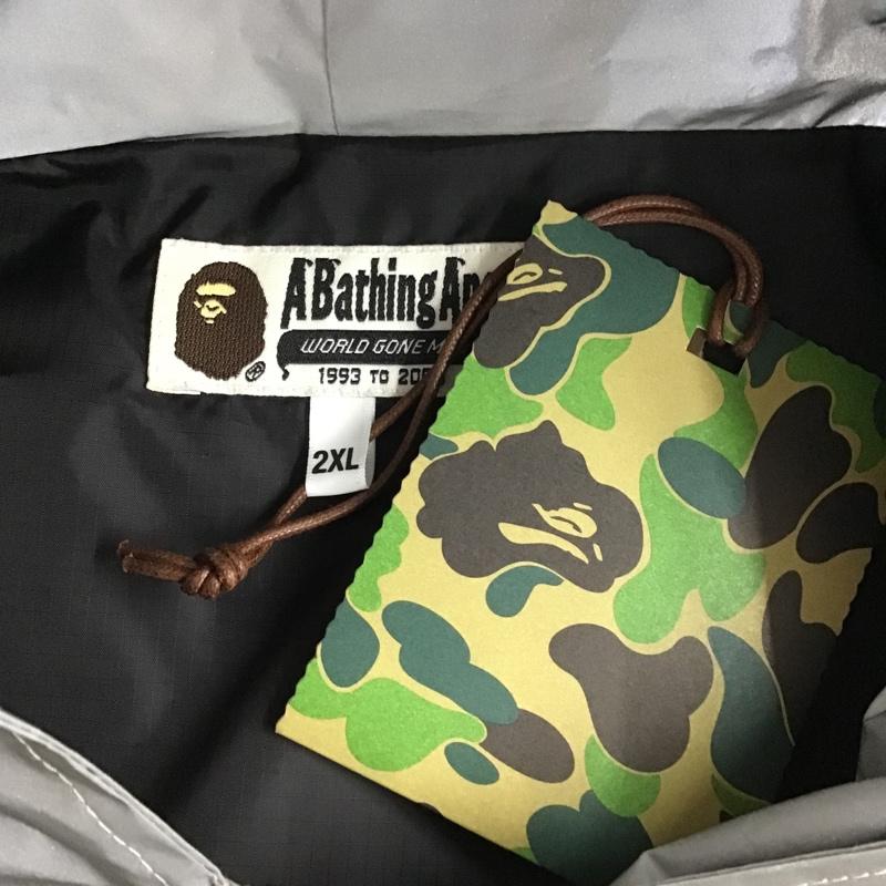 アベイシングエイプ A BATHING APE ジャケット、上着 ジャケット、ブレザー 001LJD701009X タイガー リフレクター 2XL プリント 銀 / シルバー /  メンズ USED 古着 中古 10101499