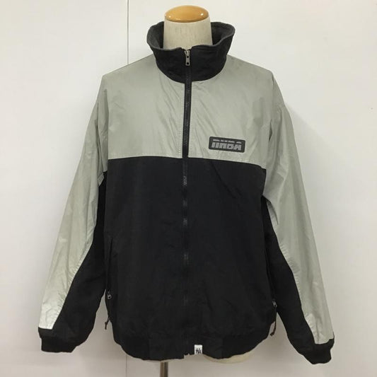 アベイシングエイプ A BATHING APE ジャケット、上着 ジャケット、ブレザー ナイロンジャケット XL ロゴ、文字 黒 / ブラック / X 灰 / グレー /  メンズ USED 古着 中古 10101510