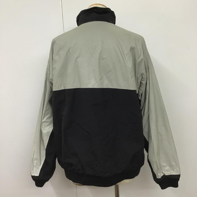 アベイシングエイプ A BATHING APE ジャケット、上着 ジャケット、ブレザー ナイロンジャケット XL ロゴ、文字 黒 / ブラック / X 灰 / グレー /  メンズ USED 古着 中古 10101510
