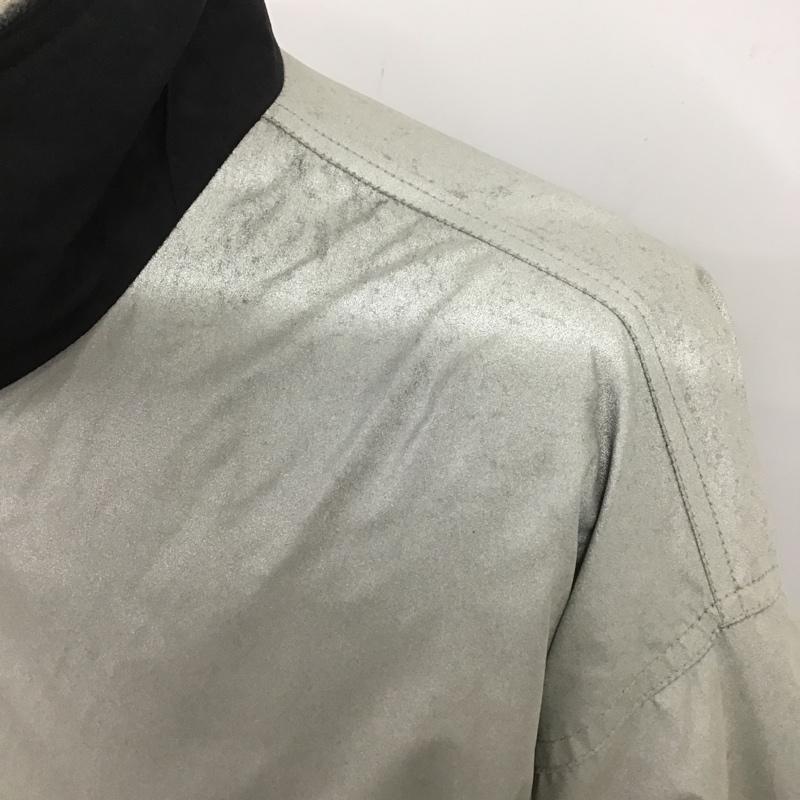 アベイシングエイプ A BATHING APE ジャケット、上着 ジャケット、ブレザー ナイロンジャケット XL ロゴ、文字 黒 / ブラック / X 灰 / グレー /  メンズ USED 古着 中古 10101510