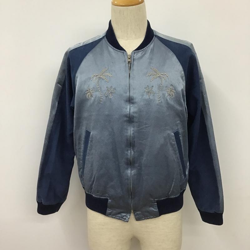レッドイヤー RED EAR ジャケット、上着 ジャンパー、ブルゾン PR-KQ-46836 スカジャン デニム S 刺繍 インディゴ / インディゴ / X 水色 / ライトブルー /  メンズ USED 古着 中古 10101540