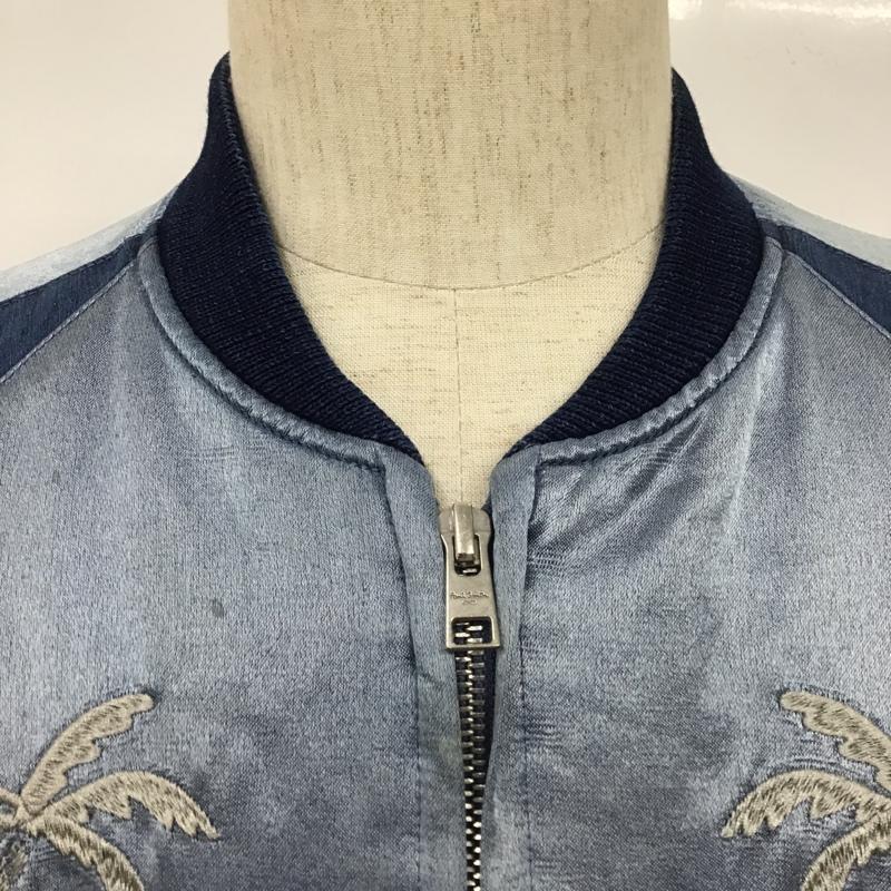 レッドイヤー RED EAR ジャケット、上着 ジャンパー、ブルゾン PR-KQ-46836 スカジャン デニム S 刺繍 インディゴ / インディゴ / X 水色 / ライトブルー /  メンズ USED 古着 中古 10101540