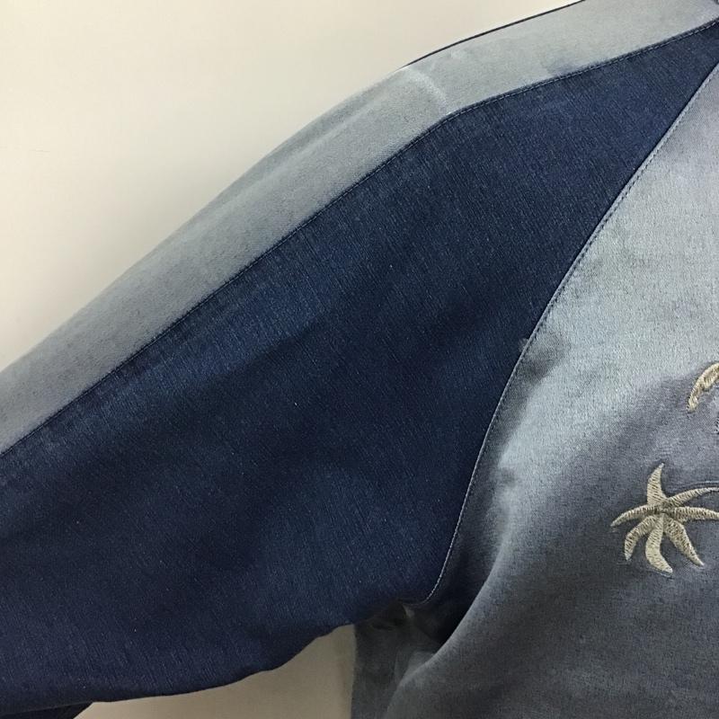 レッドイヤー RED EAR ジャケット、上着 ジャンパー、ブルゾン PR-KQ-46836 スカジャン デニム S 刺繍 インディゴ / インディゴ / X 水色 / ライトブルー /  メンズ USED 古着 中古 10101540