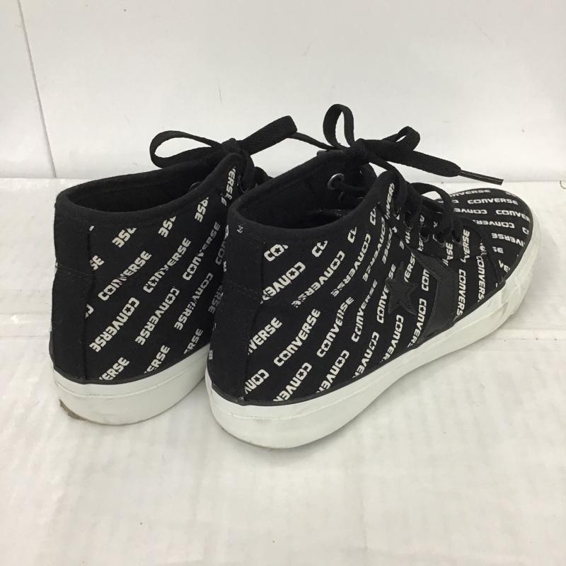 コンバース CONVERSE スニーカー スニーカー 1CL267 ボードスター SK MID 25cm 25.0cm ロゴ、文字 黒 / ブラック / X 白 / ホワイト /  メンズ USED 古着 中古 10101546