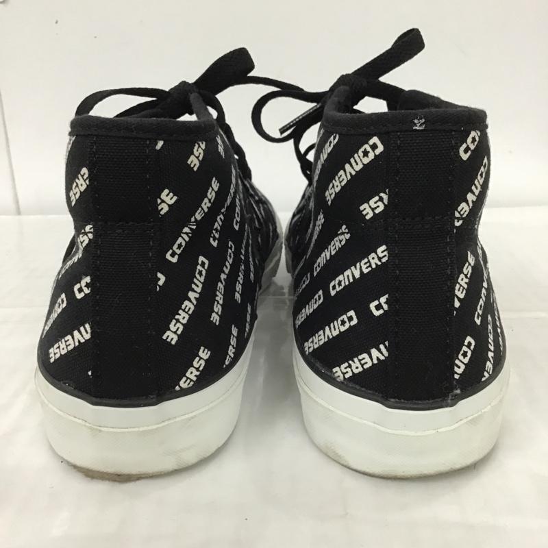 コンバース CONVERSE スニーカー スニーカー 1CL267 ボードスター SK MID 25cm 25.0cm ロゴ、文字 黒 / ブラック / X 白 / ホワイト /  メンズ USED 古着 中古 10101546