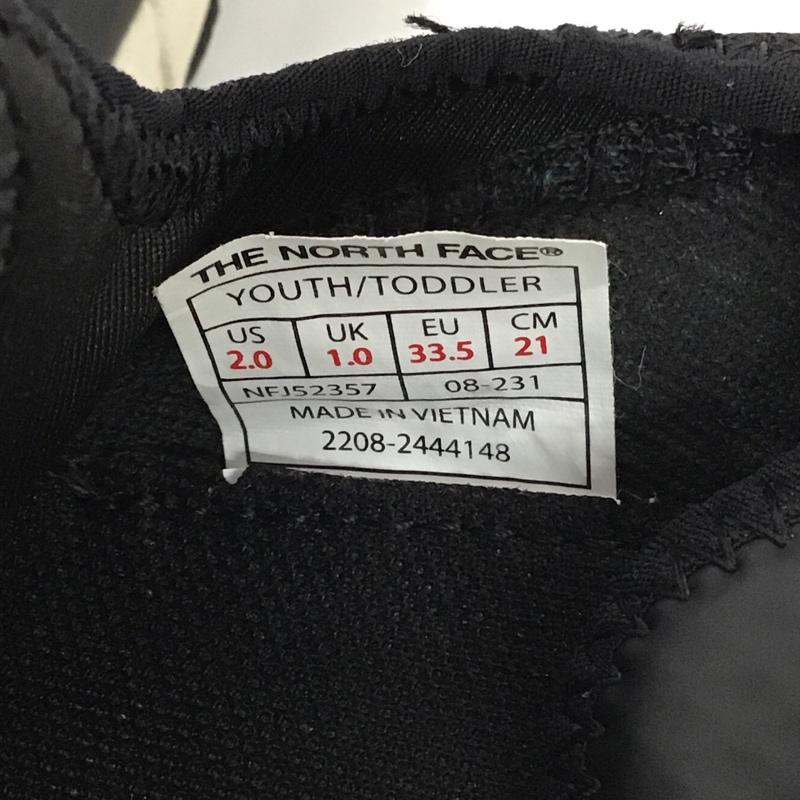 ザノースフェイス THE NORTH FACE シューズ シューズ NFJ52357 キッズ ストレイタムピカ 水陸両用 ウォーターシューズ 21cm 21.0cm ロゴ、文字 黒 / ブラック / X 白 / ホワイト /  ボーイズ USED 古着 中古 10101550