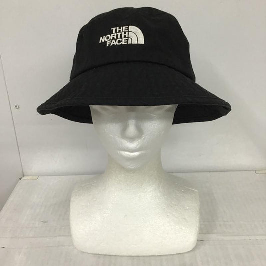 ザノースフェイス THE NORTH FACE 帽子 ハット バケットハット ロゴ、文字 黒 / ブラック /  メンズ USED 古着 中古 10101563