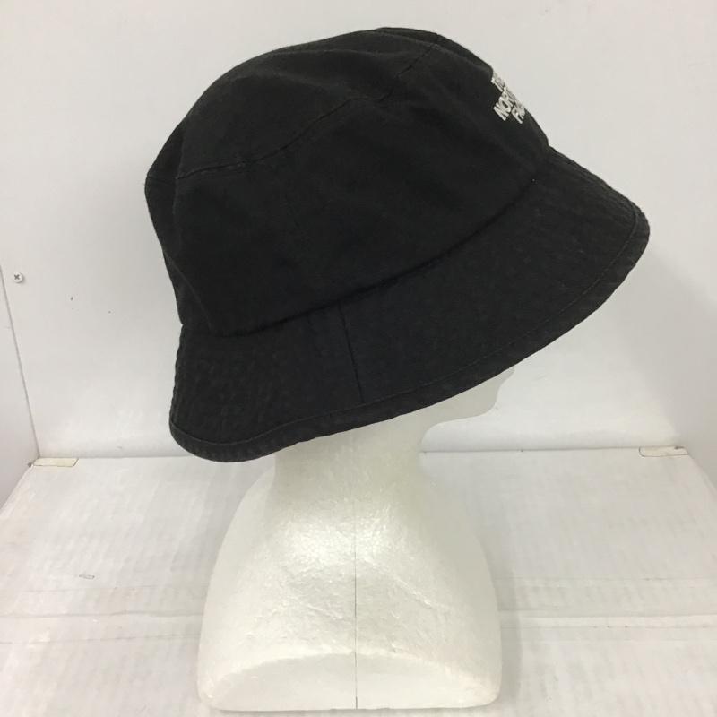 ザノースフェイス THE NORTH FACE 帽子 ハット バケットハット ロゴ、文字 黒 / ブラック /  メンズ USED 古着 中古 10101563