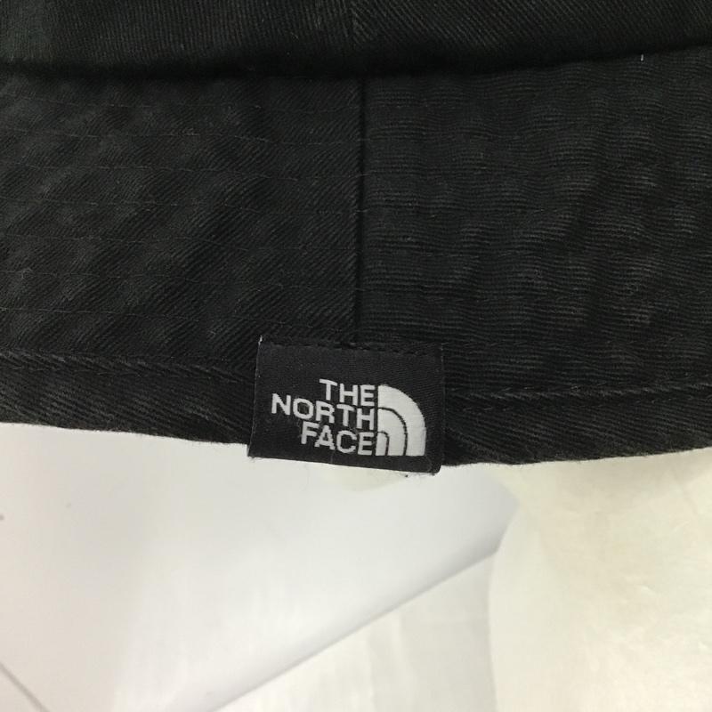 ザノースフェイス THE NORTH FACE 帽子 ハット バケットハット ロゴ、文字 黒 / ブラック /  メンズ USED 古着 中古 10101563