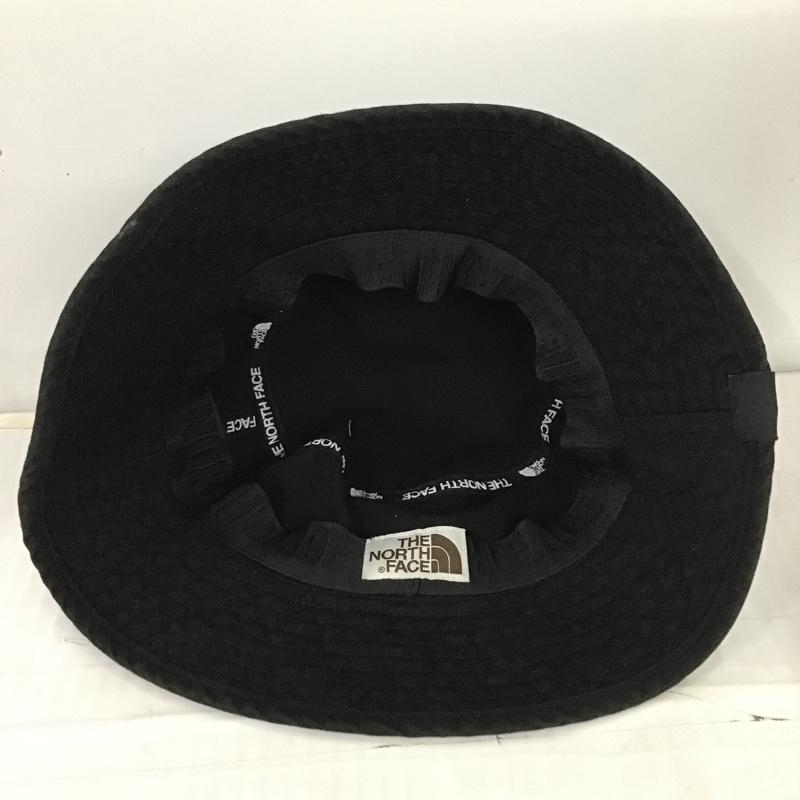 ザノースフェイス THE NORTH FACE 帽子 ハット バケットハット ロゴ、文字 黒 / ブラック /  メンズ USED 古着 中古 10101563