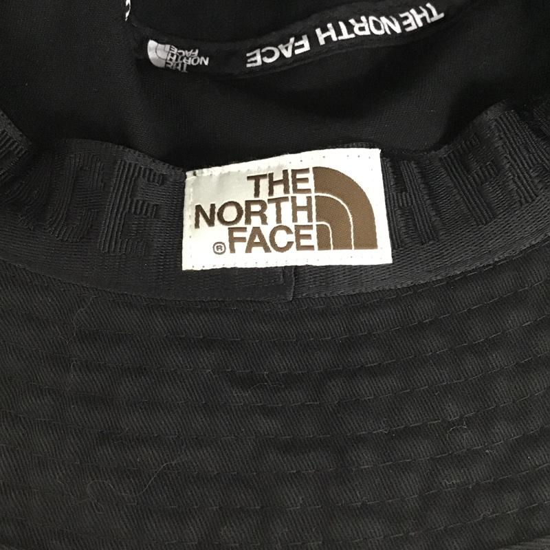 ザノースフェイス THE NORTH FACE 帽子 ハット バケットハット ロゴ、文字 黒 / ブラック /  メンズ USED 古着 中古 10101563