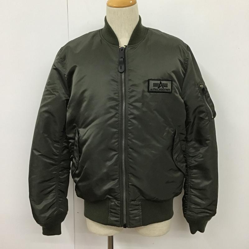 アルファインダストリー Alpha Industries ジャケット、上着 フライトジャケット MIL-J-82790J MA-1 リバーシブル XL ロゴ、文字 カーキ / カーキ /  メンズ USED 古着 中古 10101585