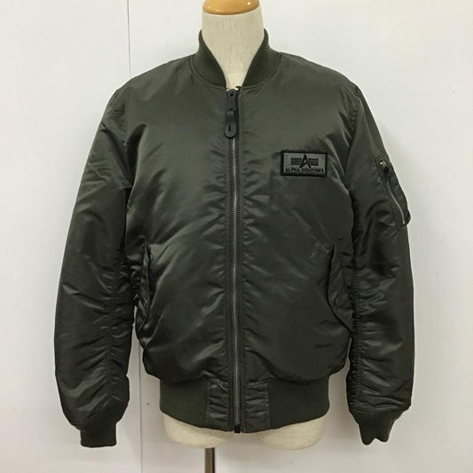 アルファインダストリー Alpha Industries ジャケット、上着 フライトジャケット MIL-J-82790J MA-1 リバーシブル XL ロゴ、文字 カーキ / カーキ /  メンズ USED 古着 中古 10101585