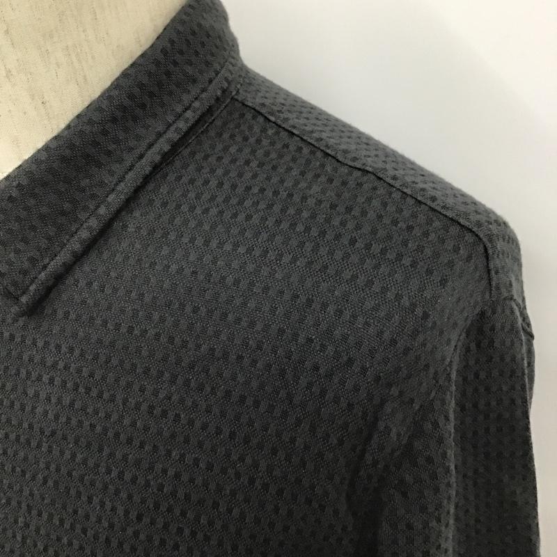 アルマーニコレッツォーニ ARMANI COLLEZIONI シャツ、ブラウス 半袖 LCC51J LCXBJ XL  チャコールグレー / チャコールグレー /  メンズ USED 古着 中古 10101587