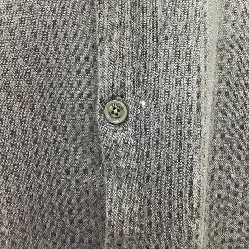 アルマーニコレッツォーニ ARMANI COLLEZIONI シャツ、ブラウス 半袖 LCC51J LCXBJ XL  チャコールグレー / チャコールグレー /  メンズ USED 古着 中古 10101587