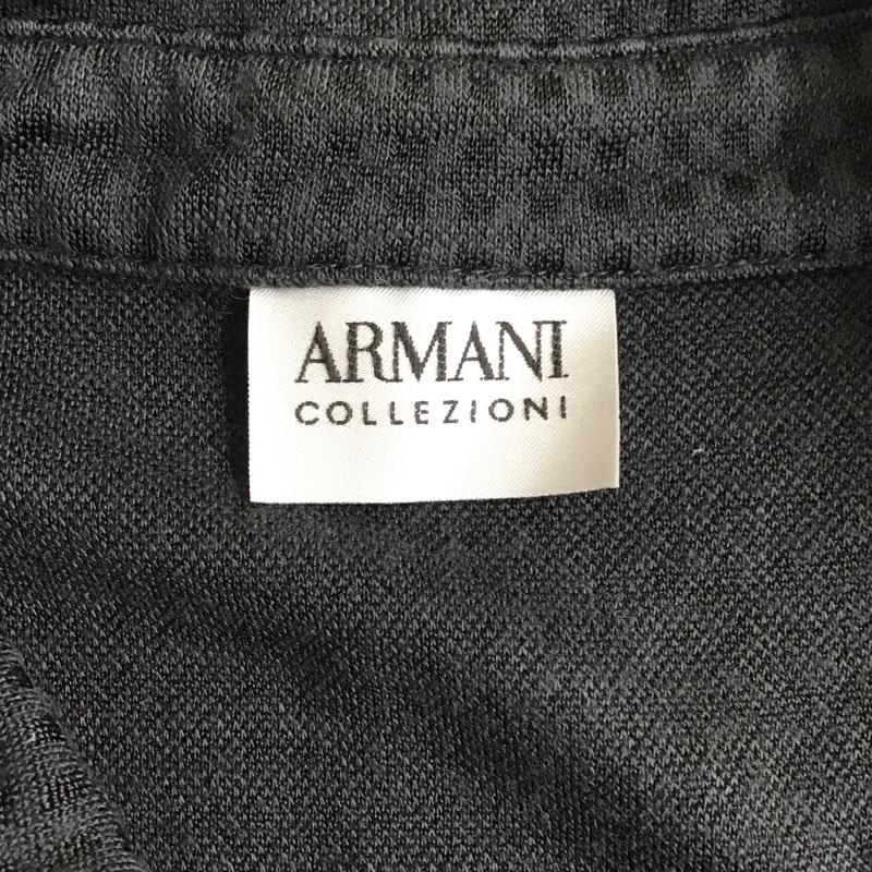 アルマーニコレッツォーニ ARMANI COLLEZIONI シャツ、ブラウス 半袖 LCC51J LCXBJ XL  チャコールグレー / チャコールグレー /  メンズ USED 古着 中古 10101587
