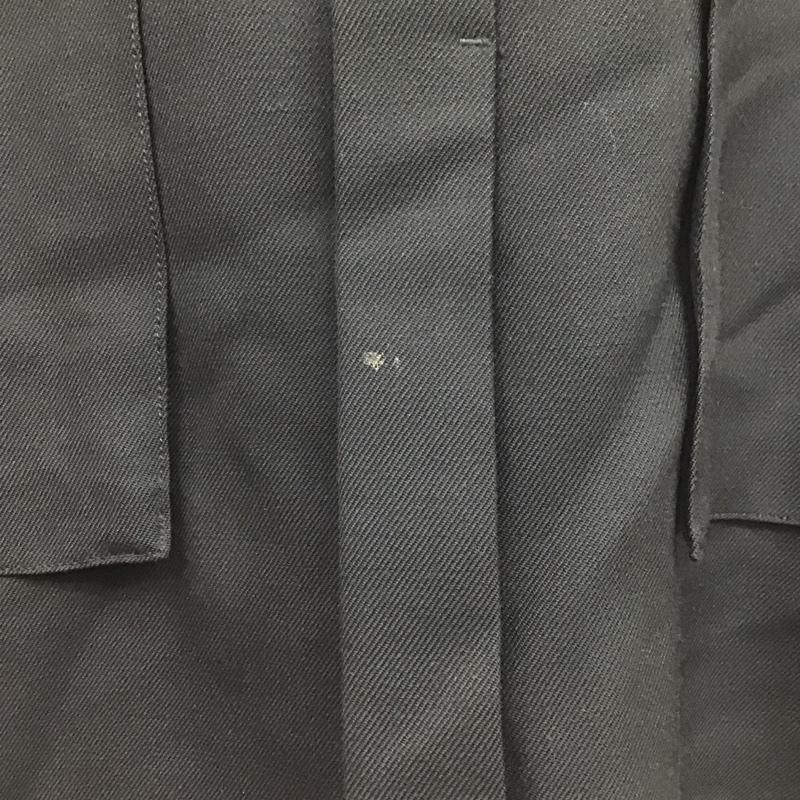 ネーム Name. シャツ、ブラウス 長袖 NMSH-20AW-003 オフスケールウールフライフロントシャツ カラーシャツ 長袖シャツ 1 無地 黒 / ブラック /  メンズ USED 古着 中古 10101609