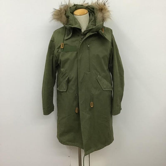 ハレ HARE ジャケット、上着 ジャンパー、ブルゾン HA030056N9 モッズコート ミリタリージャケット ジップアップジャケット M 無地 カーキ / カーキ /  メンズ USED 古着 中古 10101617