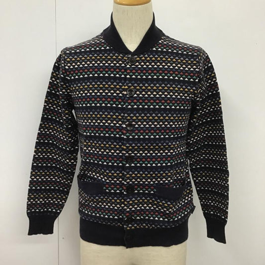 ポールスミス Paul Smith カーディガン 長袖 長袖ニットカーディガン リブニットカーディガン 前ボタン 総柄 S 総柄 マルチカラー / マルチカラー /  メンズ USED 古着 中古 10101633