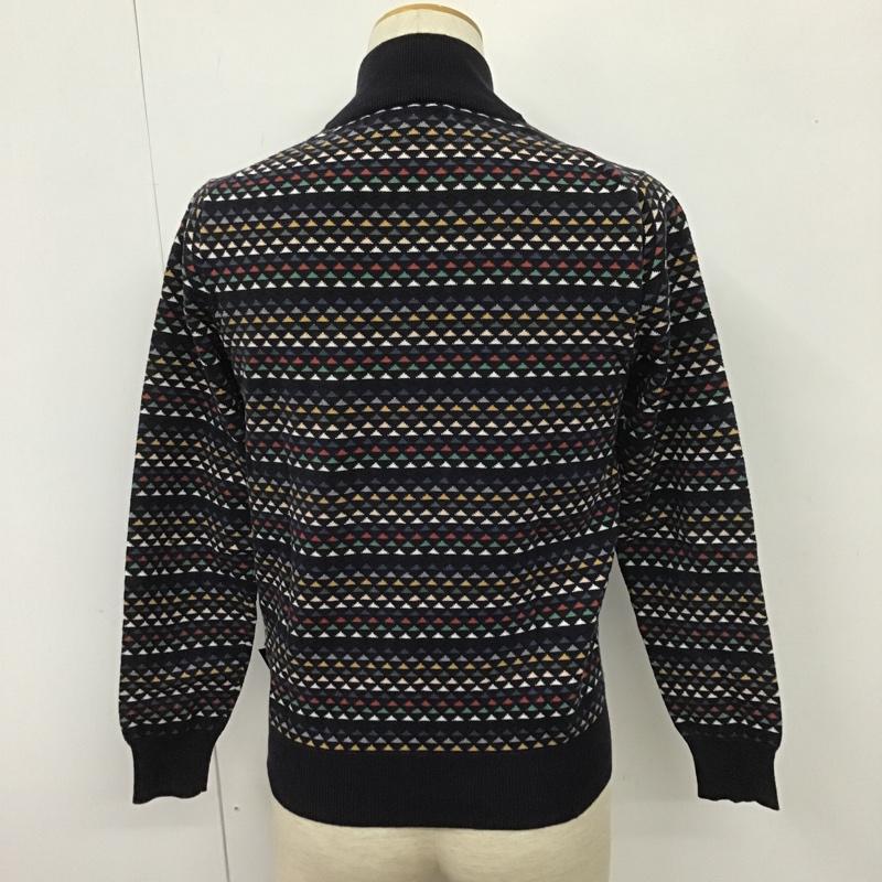 ポールスミス Paul Smith カーディガン 長袖 長袖ニットカーディガン リブニットカーディガン 前ボタン 総柄 S 総柄 マルチカラー / マルチカラー /  メンズ USED 古着 中古 10101633