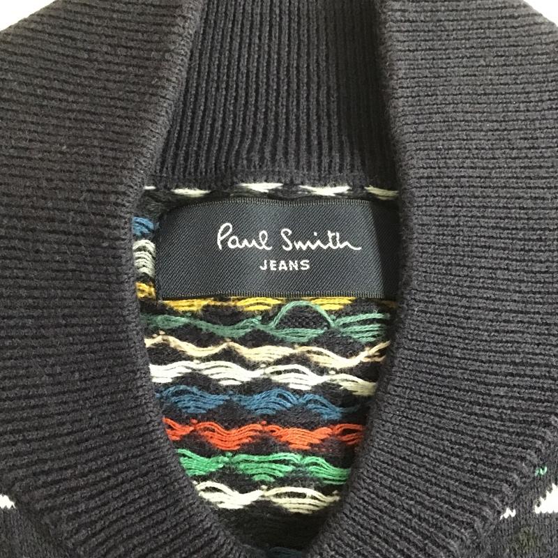 ポールスミス Paul Smith カーディガン 長袖 長袖ニットカーディガン リブニットカーディガン 前ボタン 総柄 S 総柄 マルチカラー / マルチカラー /  メンズ USED 古着 中古 10101633