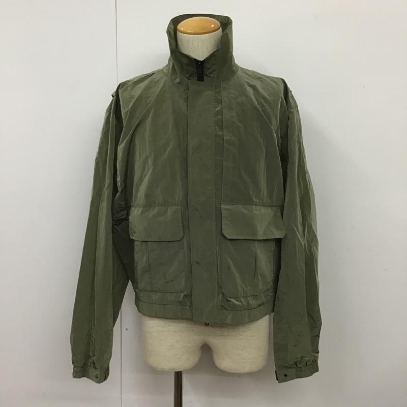 ザラ ZARA ジャケット、上着 ジャンパー、ブルゾン ジップアップジャケット ジャンパー ジャケット カジュアルジャケット ナイロンジャケット L 無地 カーキ / カーキ /  メンズ USED 古着 中古 10101638