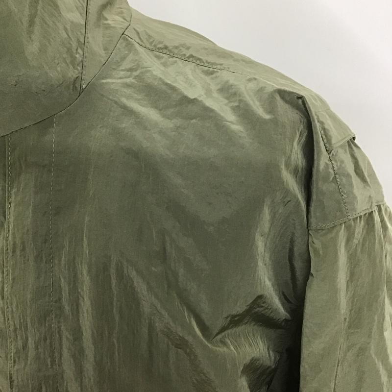 ザラ ZARA ジャケット、上着 ジャンパー、ブルゾン ジップアップジャケット ジャンパー ジャケット カジュアルジャケット ナイロンジャケット L 無地 カーキ / カーキ /  メンズ USED 古着 中古 10101638