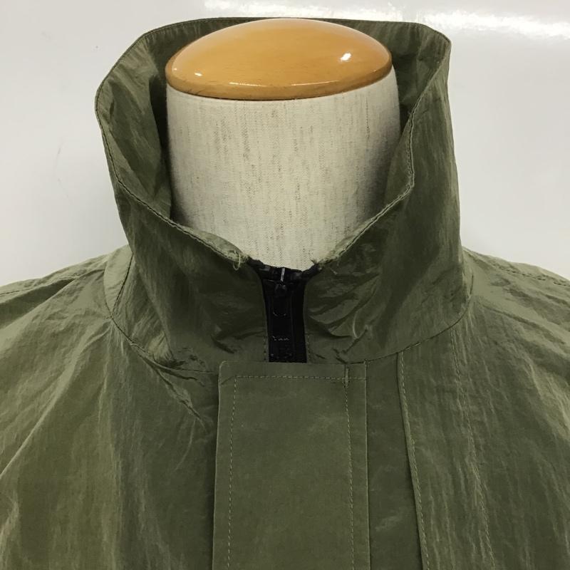ザラ ZARA ジャケット、上着 ジャンパー、ブルゾン ジップアップジャケット ジャンパー ジャケット カジュアルジャケット ナイロンジャケット L 無地 カーキ / カーキ /  メンズ USED 古着 中古 10101638