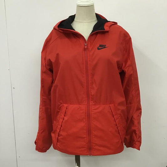 ナイキ NIKE ジャケット、上着 ジャンパー、ブルゾン L 無地 X ロゴ、文字 赤 / レッド /  レディース USED 古着 中古 10101646