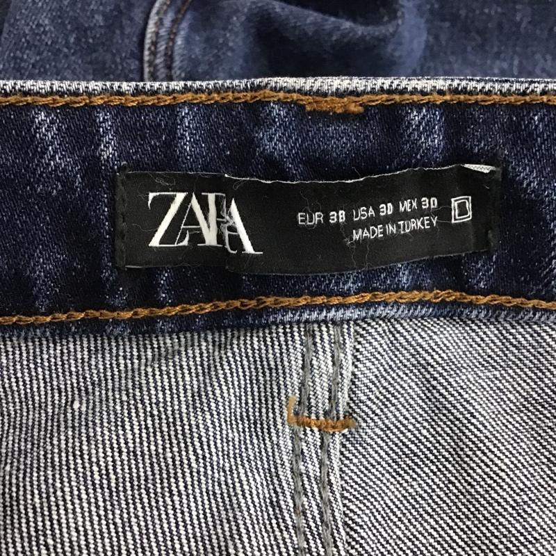 ザラ ZARA パンツ デニム、ジーンズ 30インチ 無地 インディゴ / インディゴ /  メンズ USED 古着 中古 10101708
